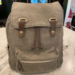 Grey Everlane Snap Backpack Day Pack